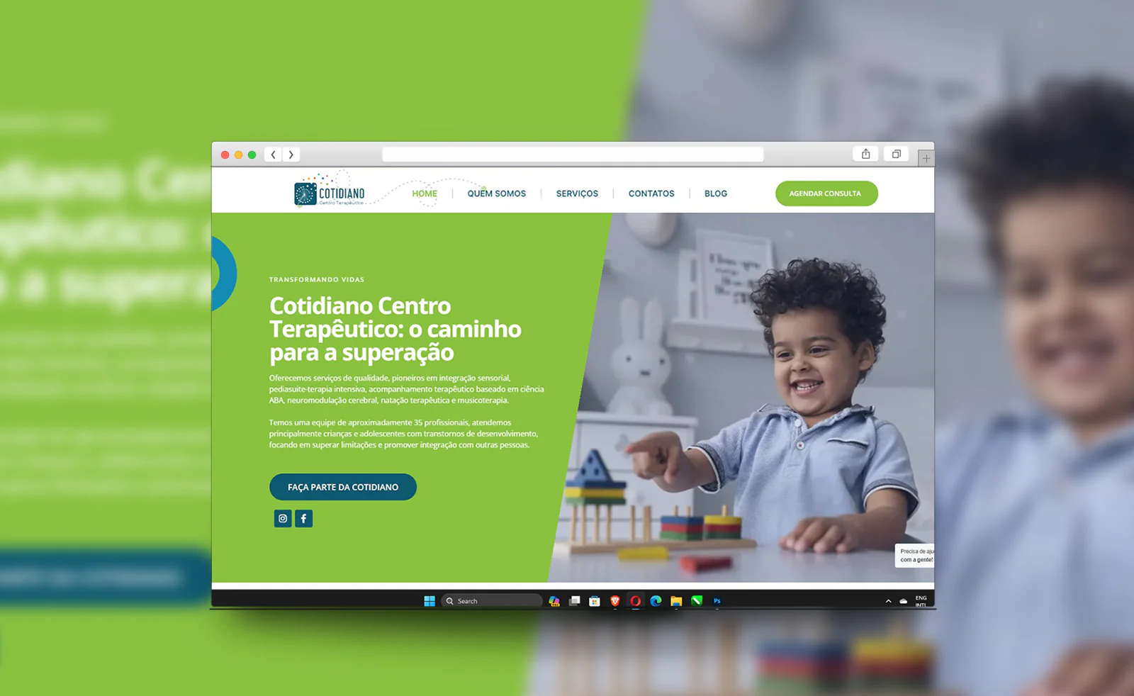 capa site mockup cotidiano centro de treinamento